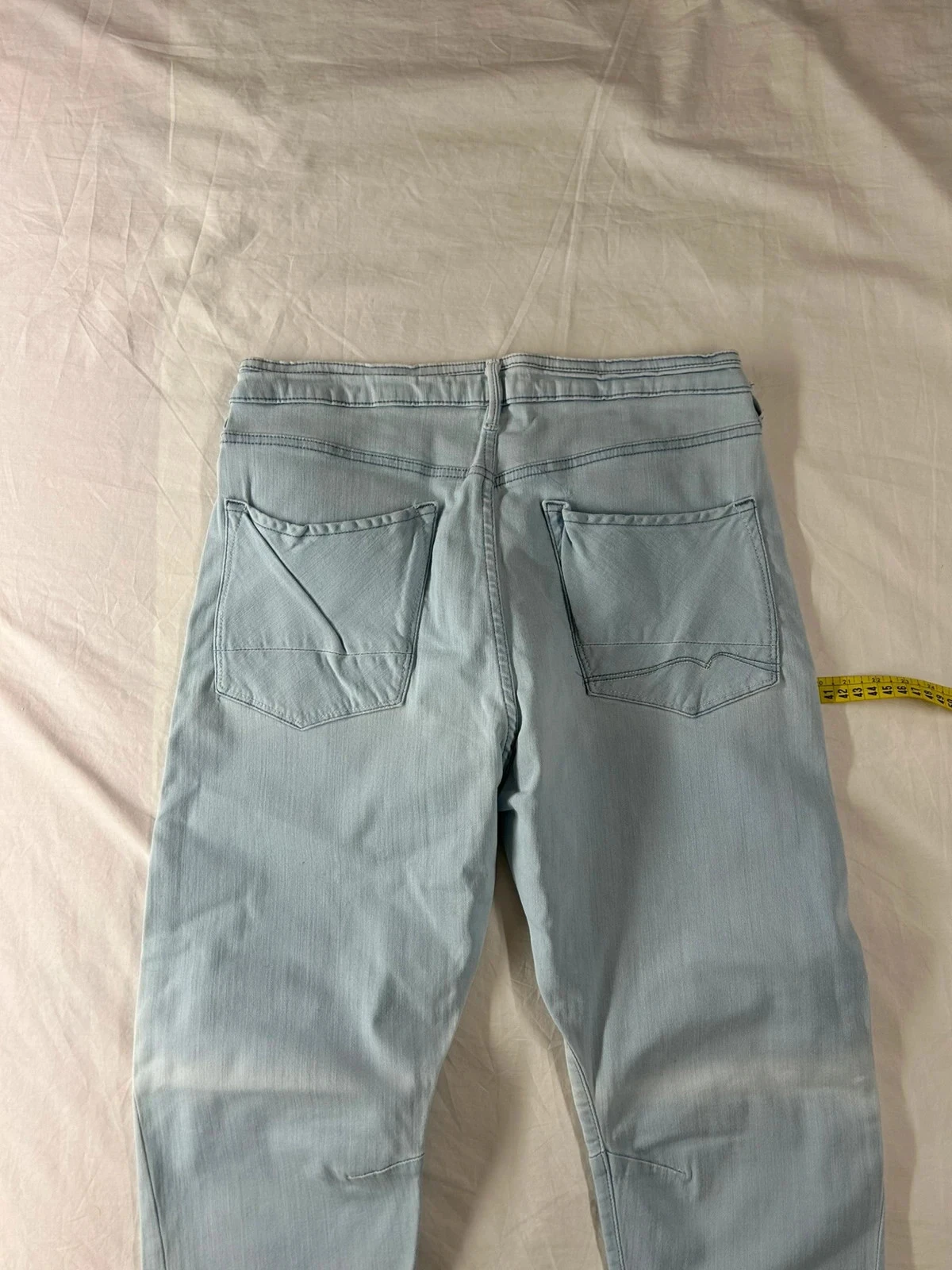 Jeans skinny azuis claros turquesa maison scotch amsterdams blauw w30 l32 – photo 15